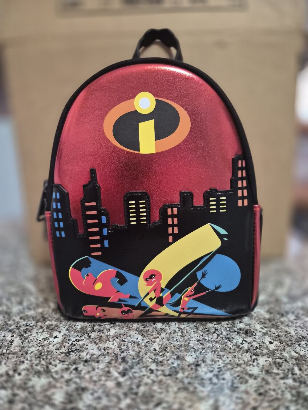 The Incredibles Loungefly Mini Backpack - Red
